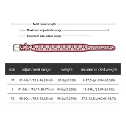 Collar reflectante para perros medianos y grandes – Doberman y Weimaraner