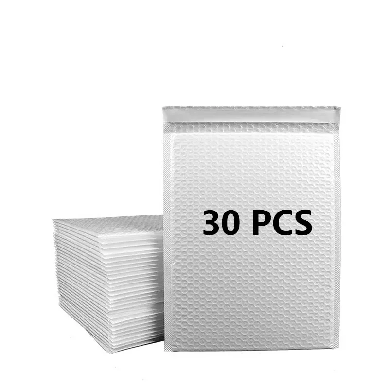 Juego de bolsas de burbujas de varios tamaños: 18x2 0/20x2 5/23x28 cm ¡30 piezas en total, súper práctico para protección a prueba de golpes!