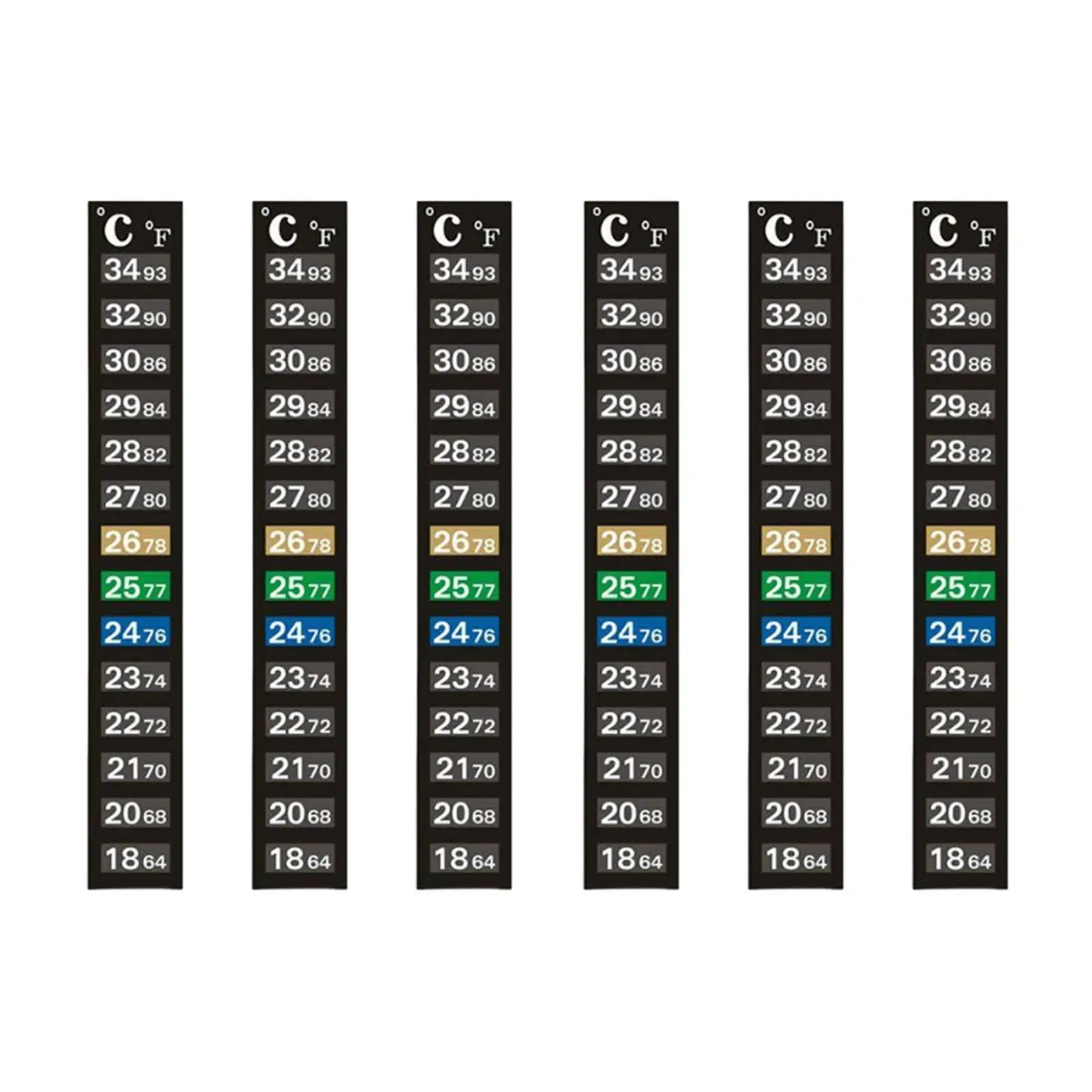 Aquarium Thermometer Sticker Professional Temperature Gauge Fish Tank Decal for Efficient Aquarium Heating