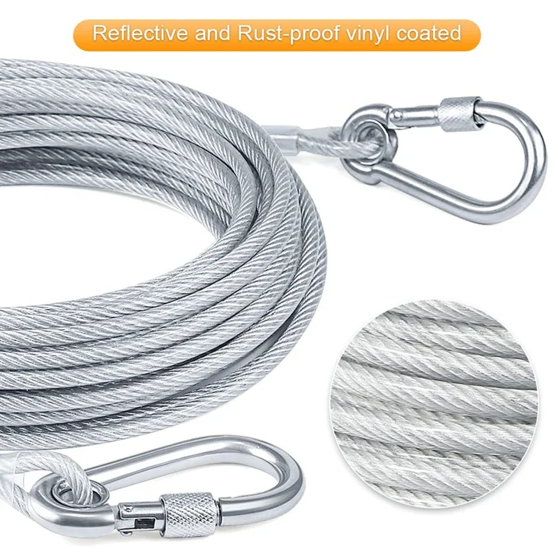 Correa extensible doble para perros - Cuerda entrenamiento exterior - imagen 3