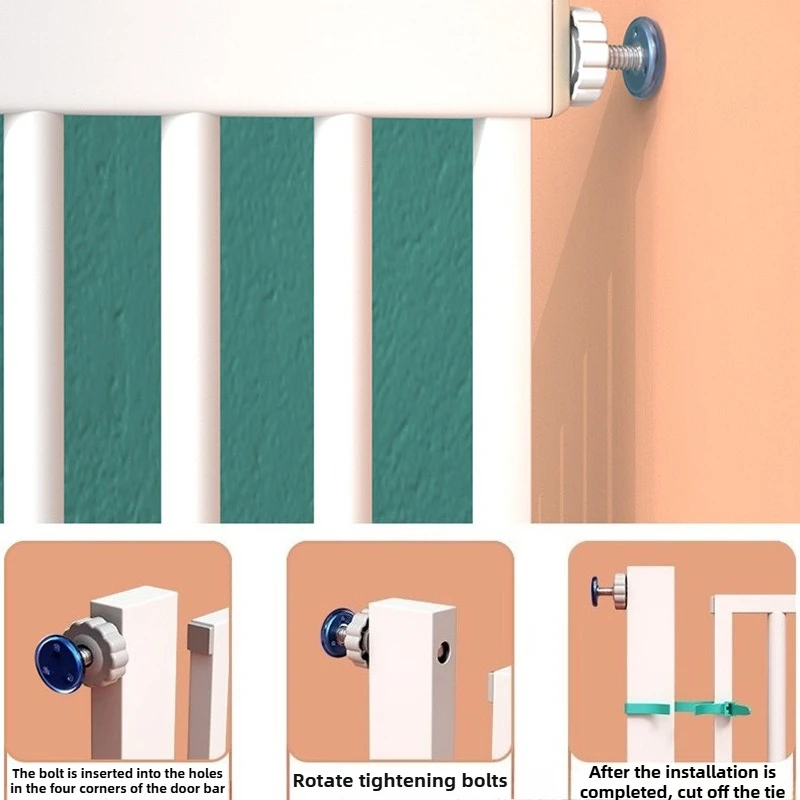 Barrera para gatos 150 cm - valla anti-salto con puerta de aislamiento - imagen 5