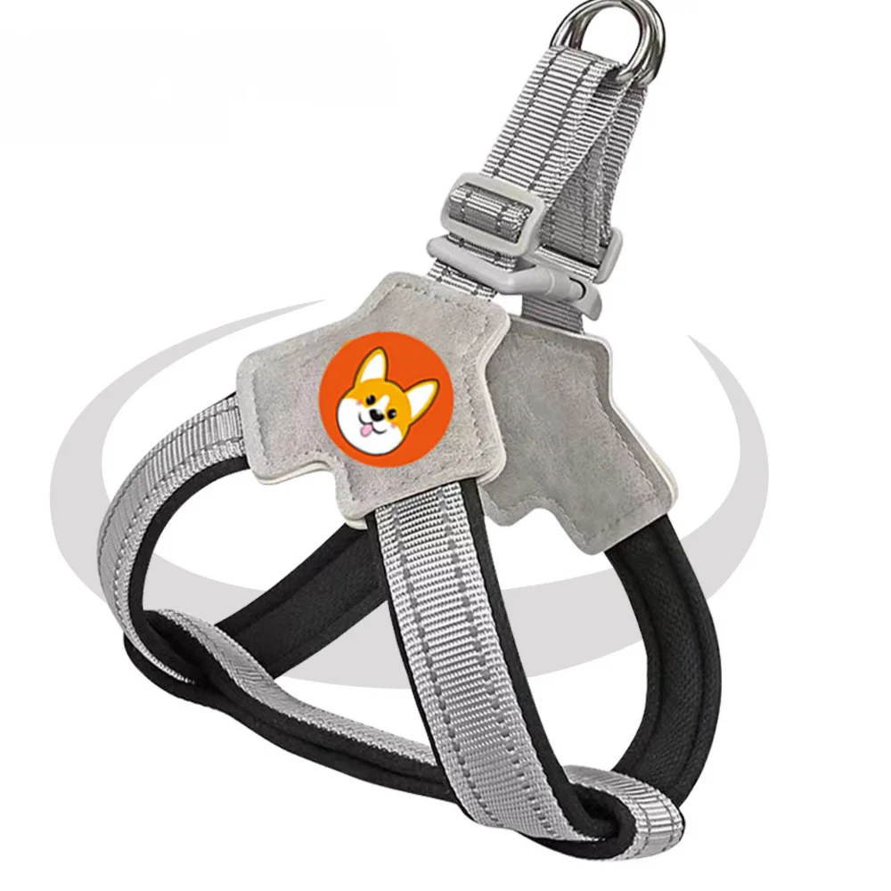 Arnés tipo chaleco transpirable para perro – Ajustable con acolchado y reflectantes - imagen 2