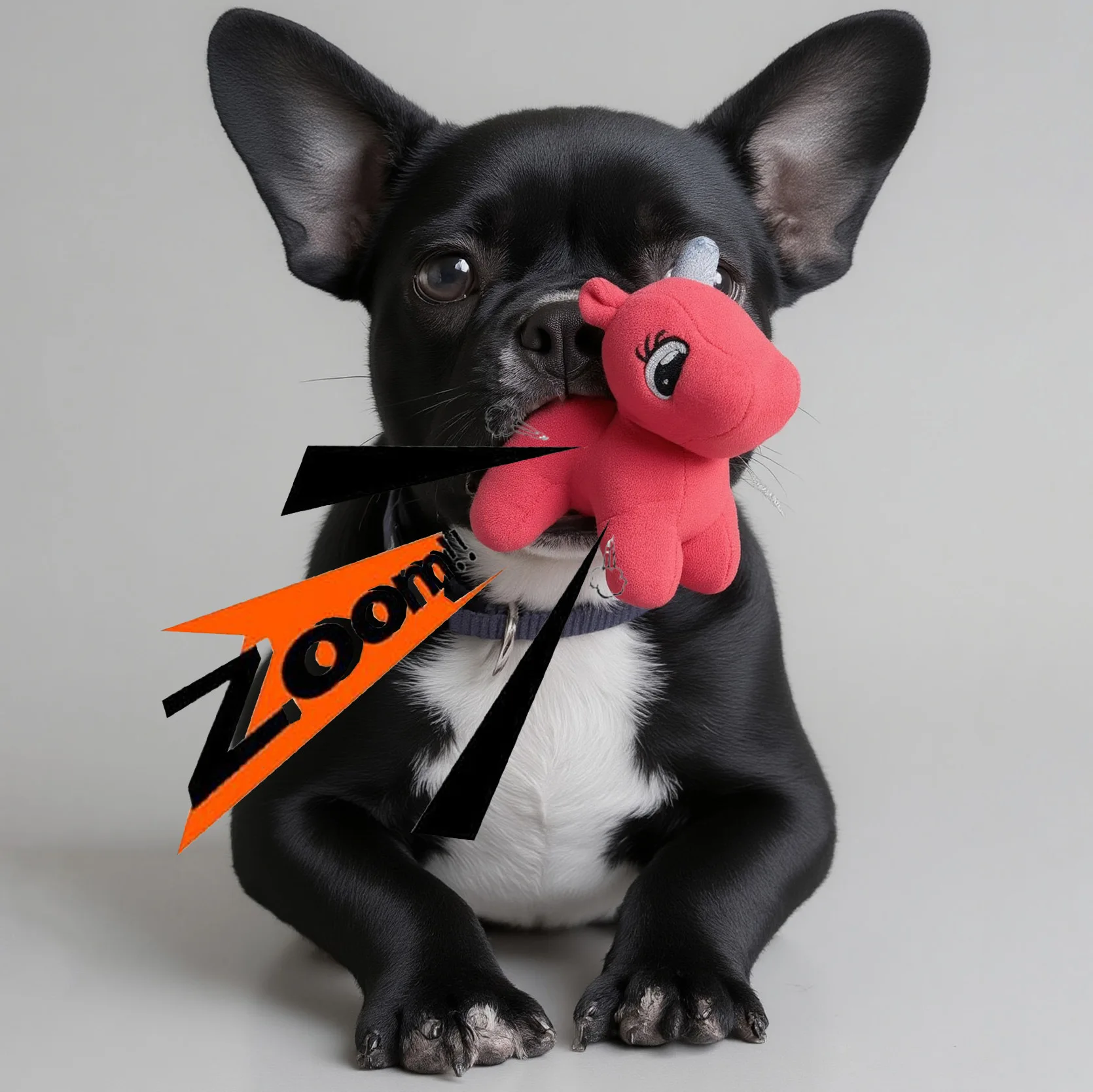 Juguete para perros chirriantes de peluche de unicornio: lindo juguete interactivo relleno para entrenamiento, suministros molares duraderos para mascotas, - imagen 3