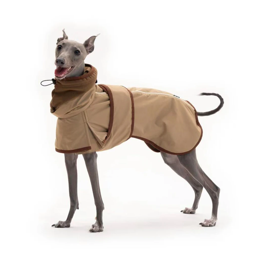 Abrigo invierno galgo italiano y Whippet – capa ajustable cuello alto - imagen 4