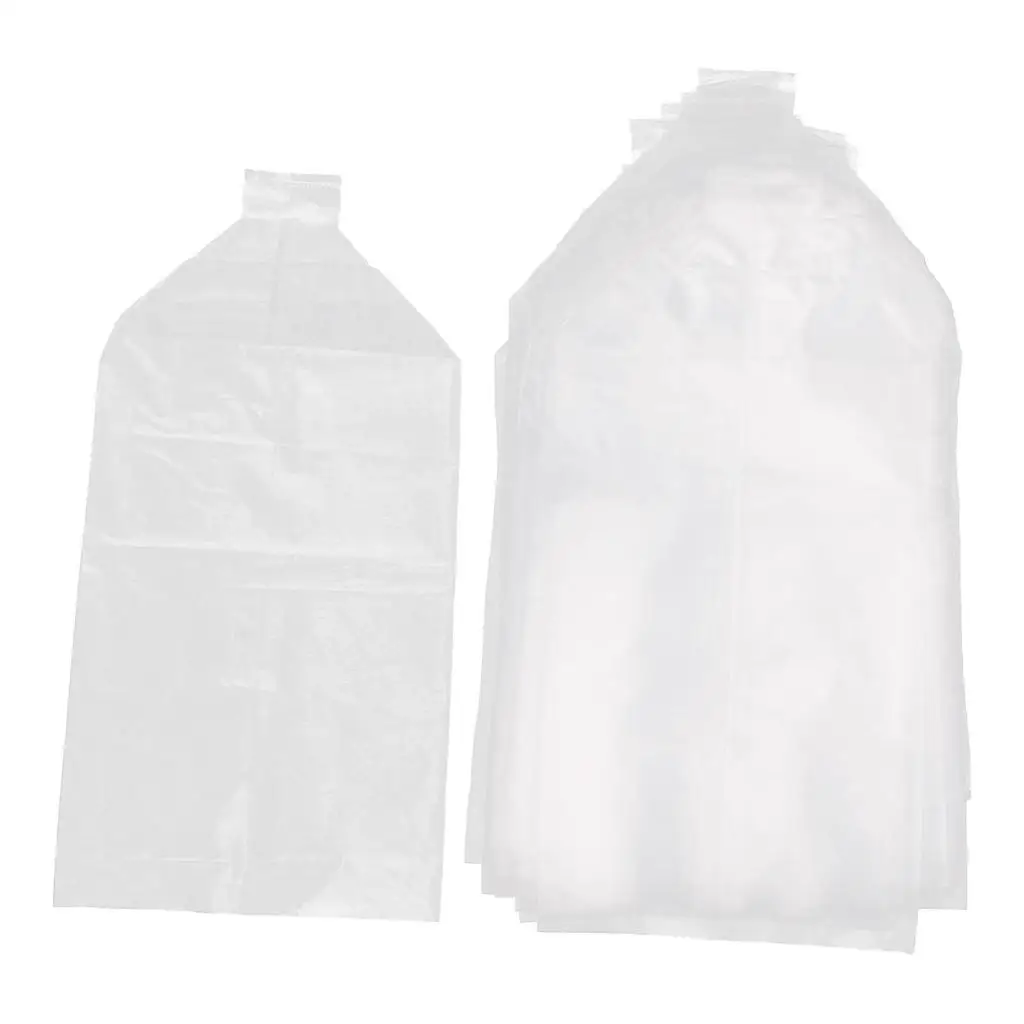 50Pcs Ornamental Shrimp Transparent Transport Plastic Bags Weld Seal