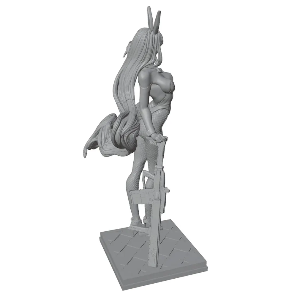 Figura anime 1/24 para colección – Miniatura GK sin pintar - imagen 5