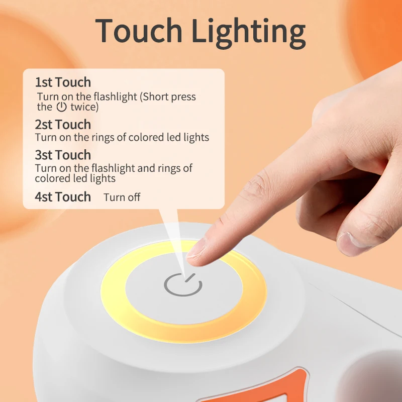 ROJECO 5M correa retráctil automática para perro LED luminosa correas de luz de moda para perro cachorro mascota Flexi caminar corriendo plomo - imagen 4