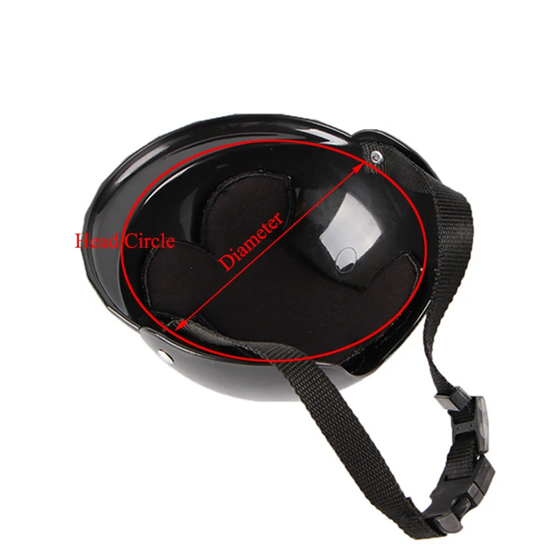 Casco de moda para perros pequeños, sombrero de seguridad ajustable para cachorros, Bulldog francés, Dachshund, suministros para mascotas al aire libre, accesorios - imagen 5