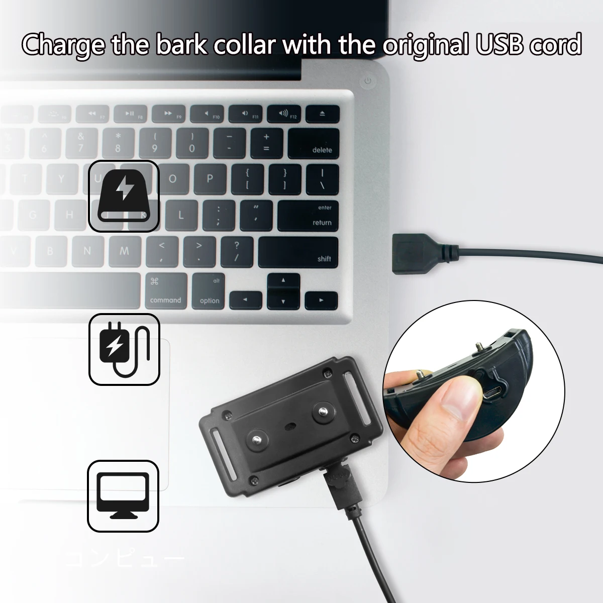 Collar antiladridos para cachorros, 7 modos, 5 sensibilidad, ajustable, sin disparos falsos, entrenamiento de detección inteligente recargable - imagen 4