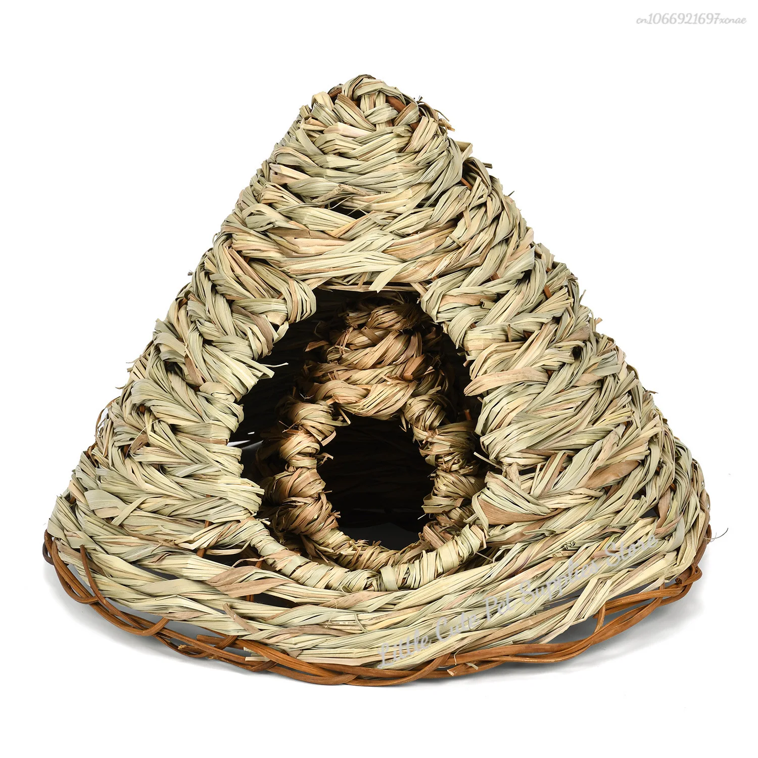 Casa nido artesanal para hámster y cobaya con hamaca integrable - imagen 4