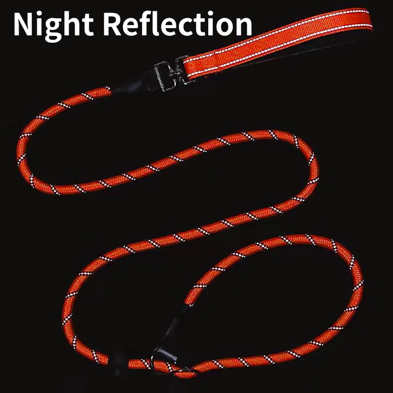 Correa para perro, cadena P, correa para perros, correas reflectantes para caminar, correas ajustables para perros, cuerda de 150cm, mango cómodo, cadena para mascotas - imagen 3