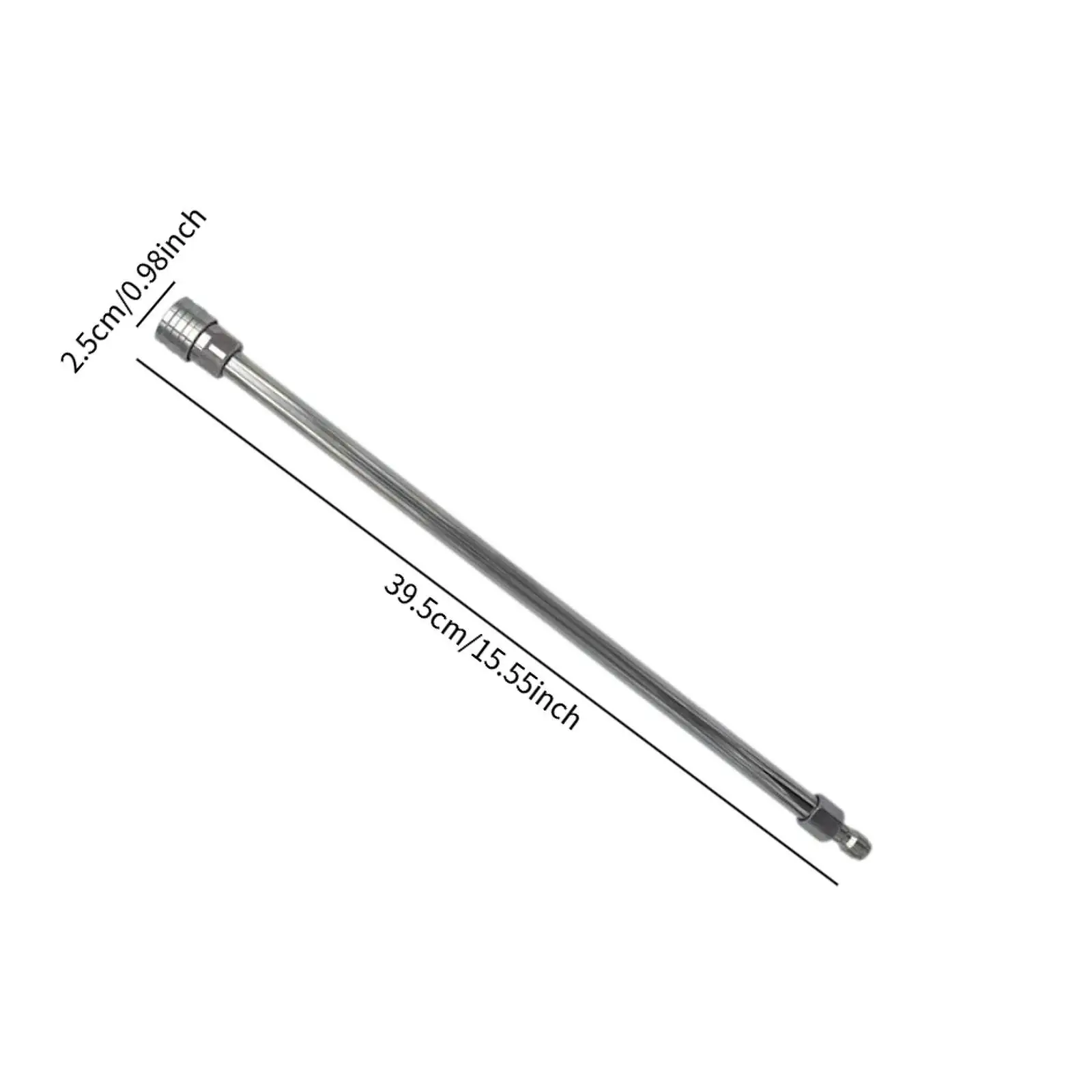 High Pressure Washer Extension Wand Washer Lance Sturdy Gutter Cleaner Attachment 1/4 inch Quick Connect for Wall Scrubbing