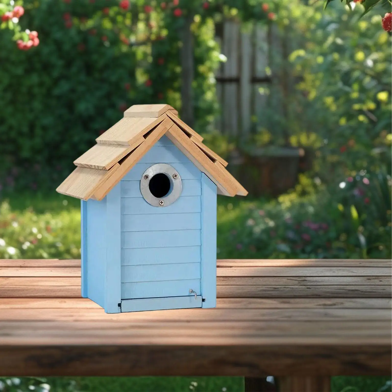 Bird House Decorative Wood Nest Bird Nest for Small Birds Bird Viewing