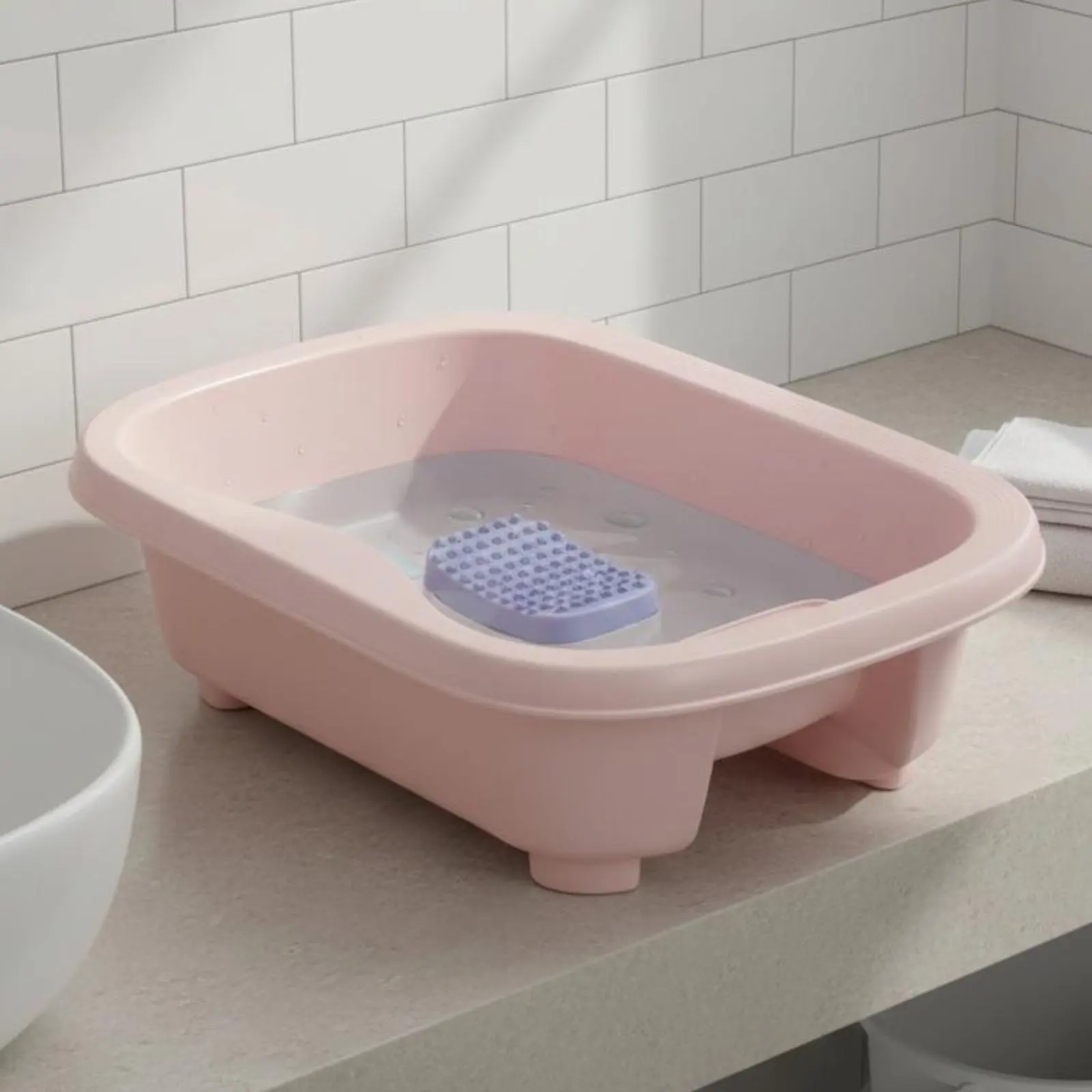 Bañera portátil para gatos y perros – Base antideslizante y reposacuellos - imagen 5