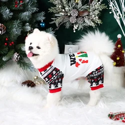 Pijamas mono navideños para perros y gatos – diseño clásico suave