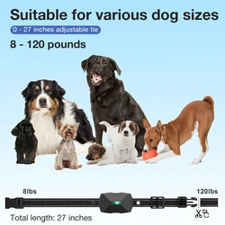 Collar antiladridos con vibración y descarga eléctrica para perros