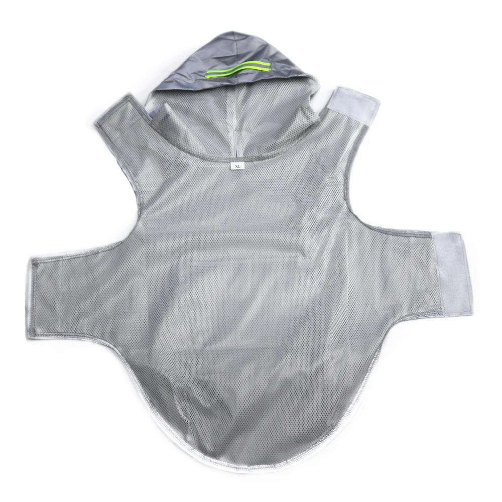 防水犬のレインコート,反射性,汚れに強い,大型のペット服,大型の犬用のフード付きスウェットシャツ,ゴールドの再利用可能なジャケット,XL-6XL - imagen 3