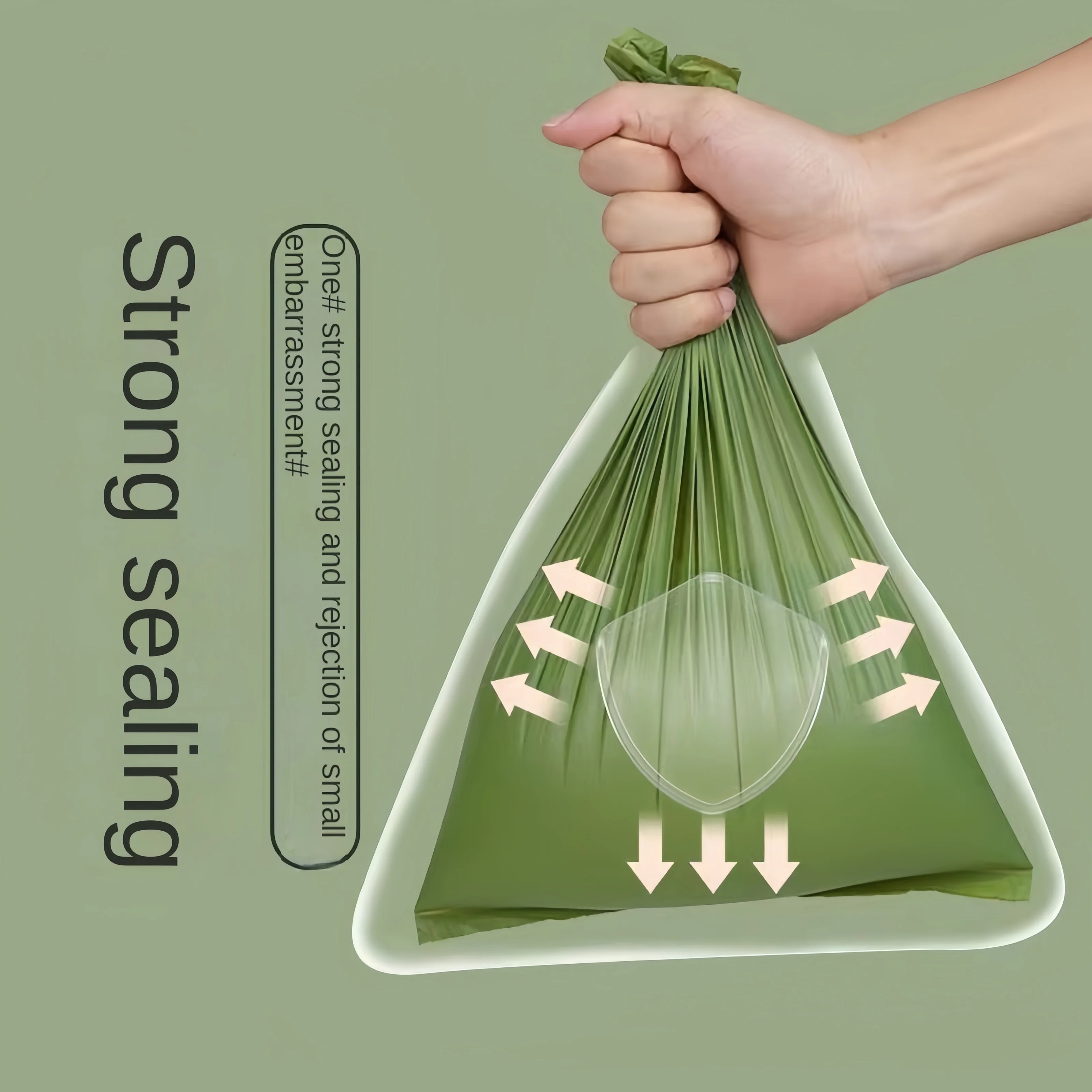 Ntensificatio EPI, bolsa de basura biodegradable para mascotas, bolsas para excrementos de perros y gatos, dispensador de bolsas para excrementos de perros, suministros de limpieza para perros y mascotas - imagen 4