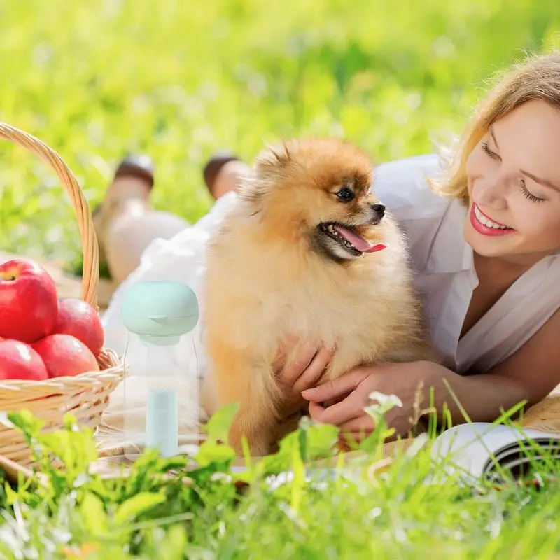 Dispensador de botellas de agua para perros, conveniente dispensador de agua para mascotas, mejorado, a prueba de fugas, ligero, portátil, 21 Oz - imagen 5