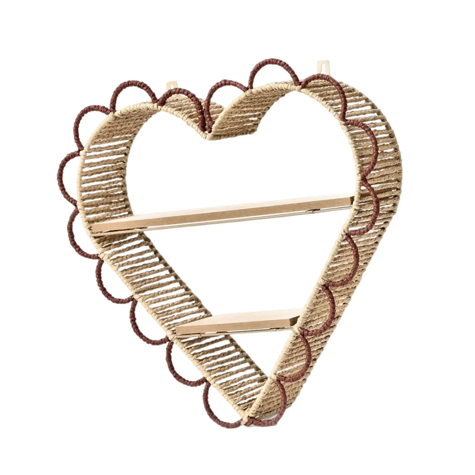 Heart Wall Shelf Modern Multifunction Rustic Trinket Storage 2 Layers Organizer for Bathroom, Vanity, Living Room, Home Decor Heart Wall Shelf Modern Multifunction Rustic Trinket Storage 2 Layers Organizer for Bathroom, Vanity, Living Room, Home Decor
