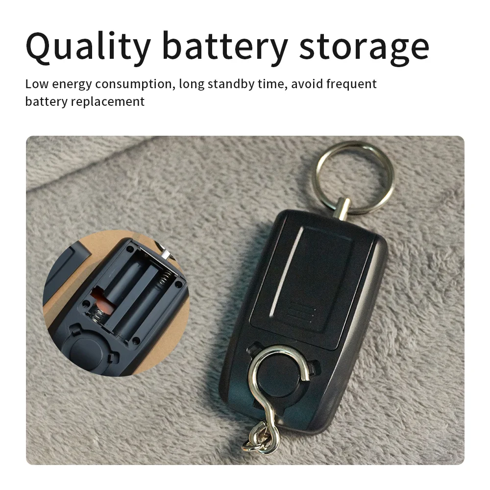 Mini báscula colgante de 45kg/10g, báscula Digital para maleta, balanza electrónica portátil de pesaje, Kg Lb Oz Jin, báscula para anzuelo de pescado - imagen 3