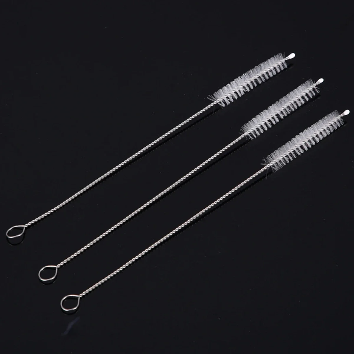10Pcs Drinking Straw Cleaning Brush Kit Straw Tube Pipe Cleaner Nylon Stainless Steel Long Handle Cleaning Brushes for Straws - imagen 5