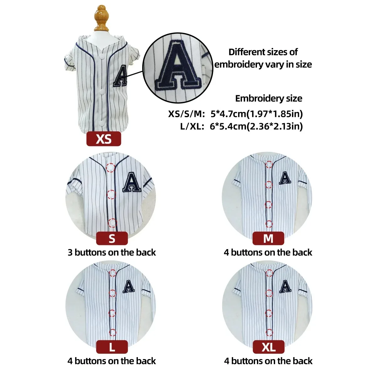 Ropa de verano para cachorros, blusa para perros, ropa para perros, camisas, camisa, suministro de ropa para mascotas de primavera - imagen 5