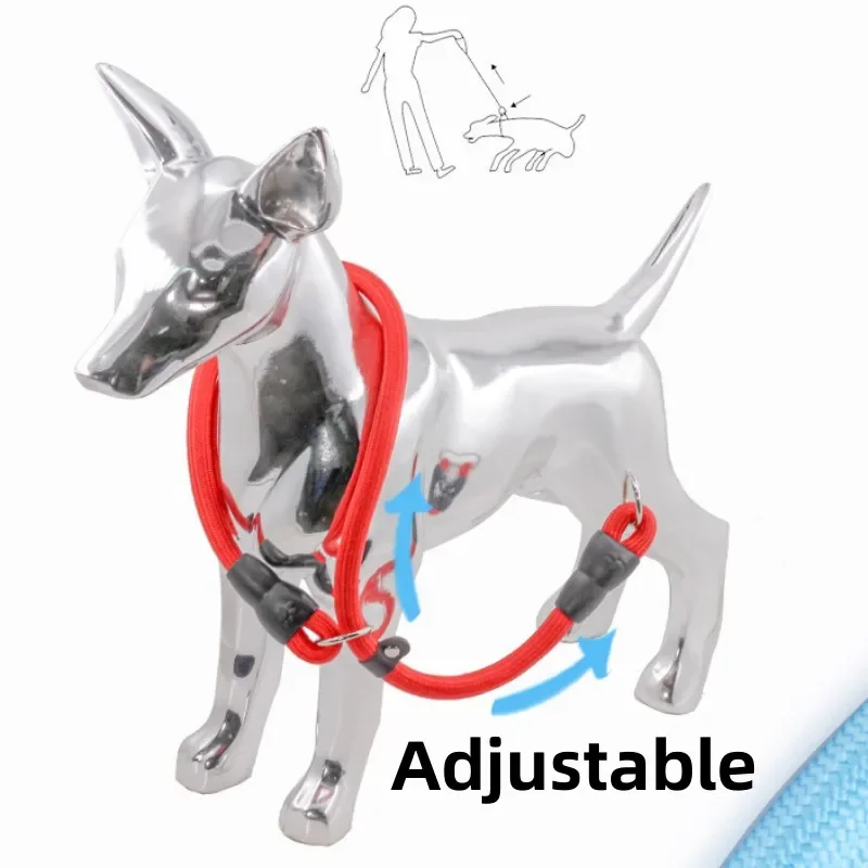 Collar ajustable para perro con cadena P de paseo y entrenamiento - imagen 2