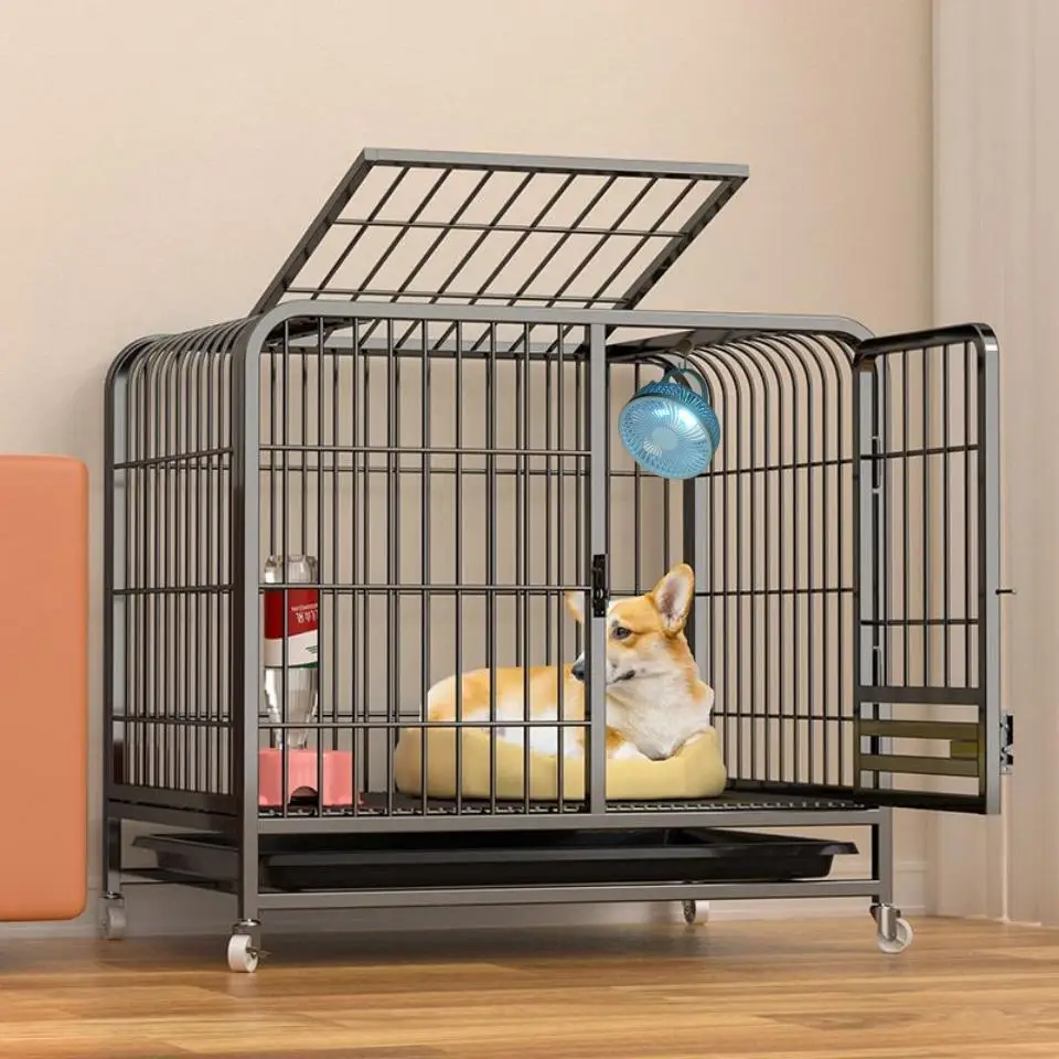 Ventilador de refrigeración para mascotas, especial para jaula para perros y gatos, aire acondicionado pequeño, artefacto de refrigeración con disipación de calor, ventilador de techo colgante de verano - imagen 5