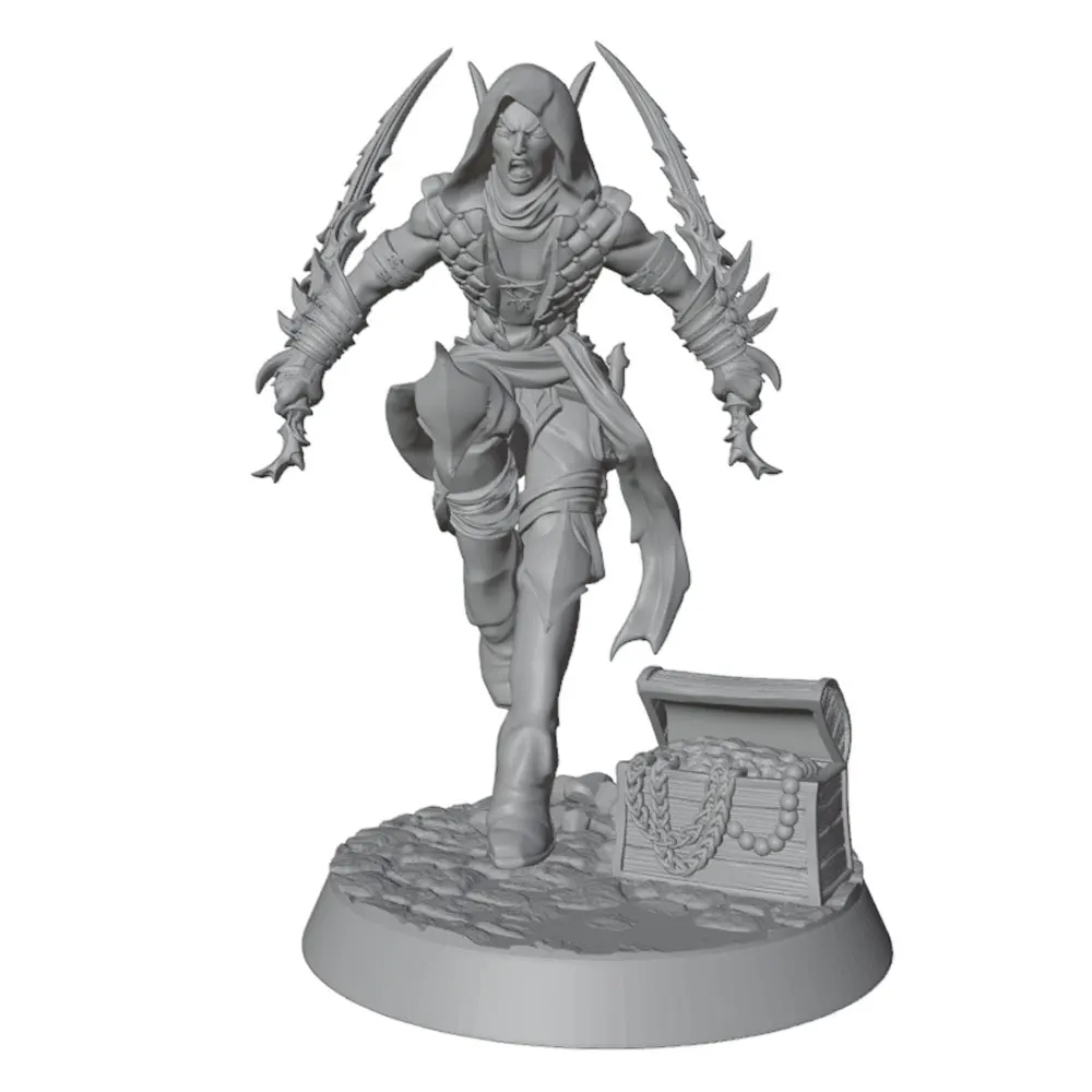 Miniaturas guerrero para gatos: figura de resina interactiva - imagen 5