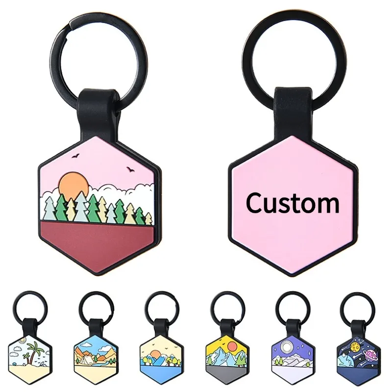Nueva etiqueta hexagonal de silicona antipérdida para mascotas, Collar para perro, etiqueta de nombre, accesorios personalizados para perros, etiquetas de identificación personalizadas para mascotas, colgante - imagen 4