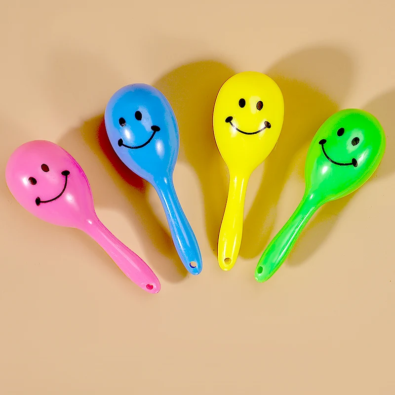 3 uds juguetes para pájaros loro sonajero campana arena martillo Maracas pájaro mordedura sabiduría juguete de entrenamiento interactivo mascota pájaro juguetes Color al azar - imagen 3