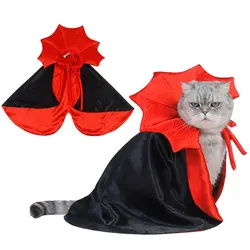Disfraz de Halloween para perros y gatos - capa de vampiro novedad