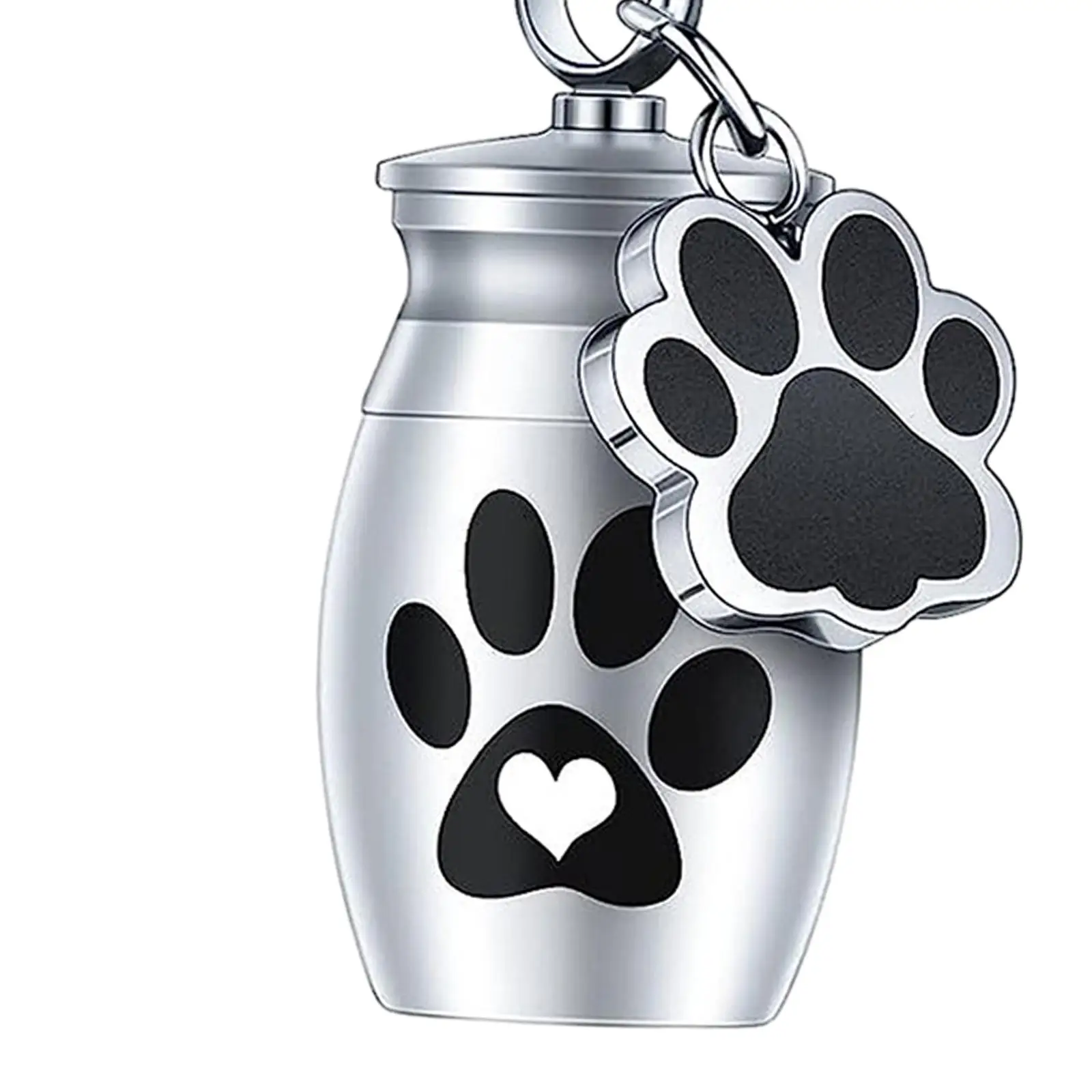 Aluminium Alloy Keychain Pet Urn Keep Precious Memories Lightweight for Funeral Memorials Pet Urn for Kitten Rabbit