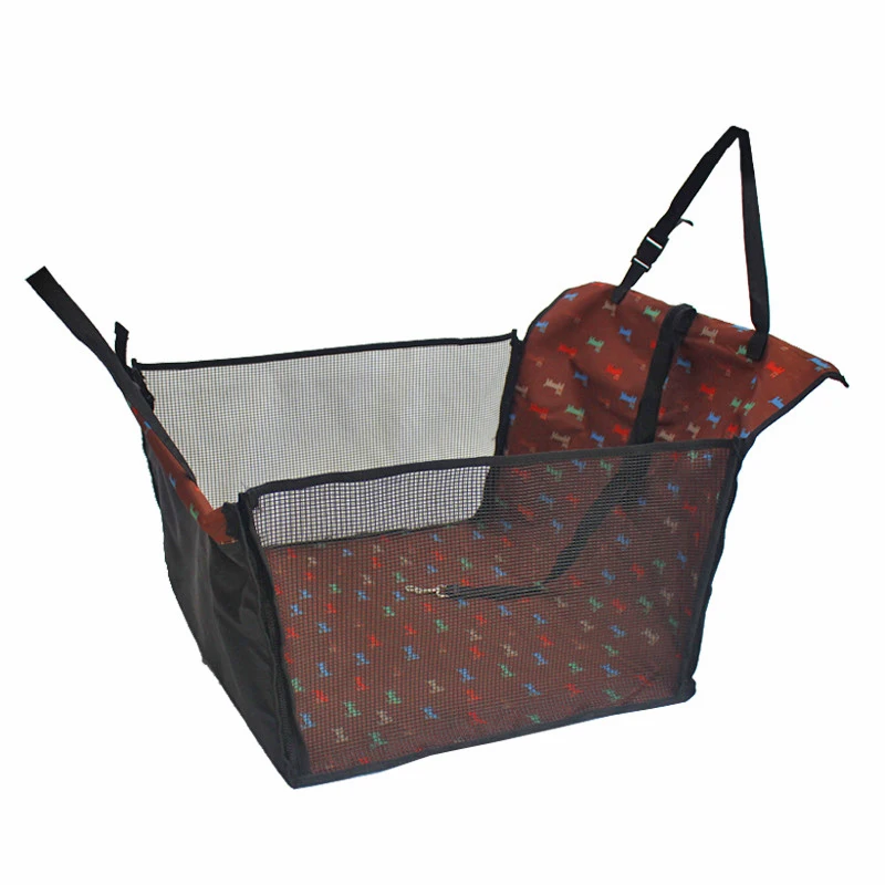 CAWAYI KENNEL-funda de asiento de coche de malla transpirable para mascotas, hamaca de transporte para perros, Autostoel Hond - imagen 2