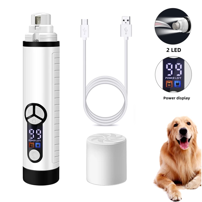 Amoladora cortaúñas eléctrica COOYOMOO para mascotas