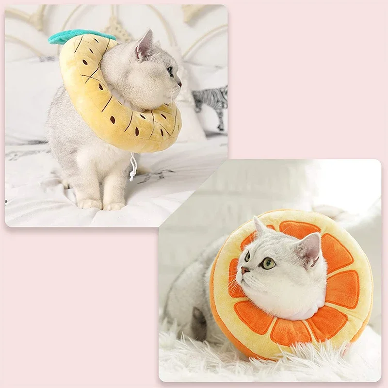 Collar de recuperación con forma de fruta para gatos - imagen 5