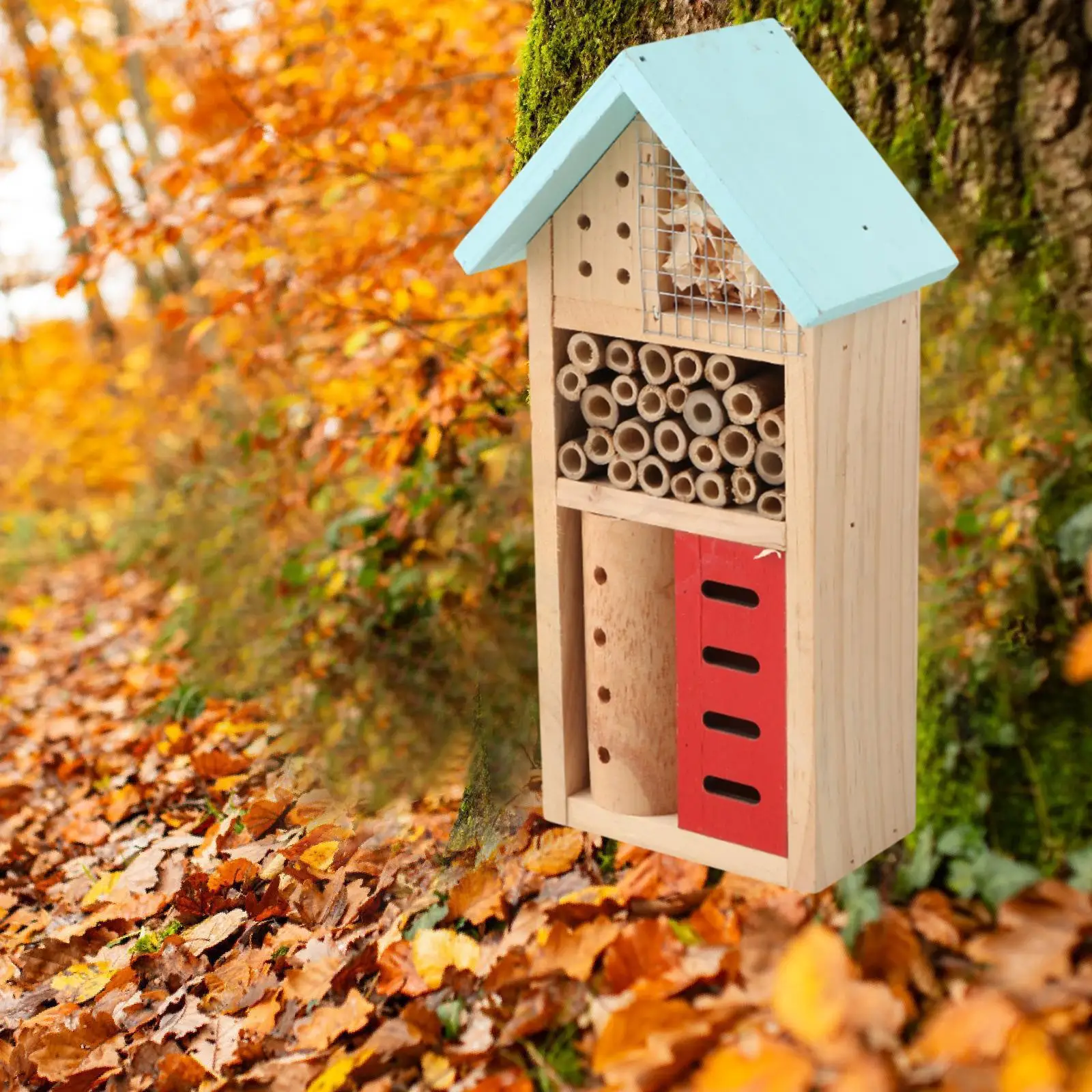 Bee Hotel Garden Habitat Butterflies Decoration Beneficial Insect Habitat