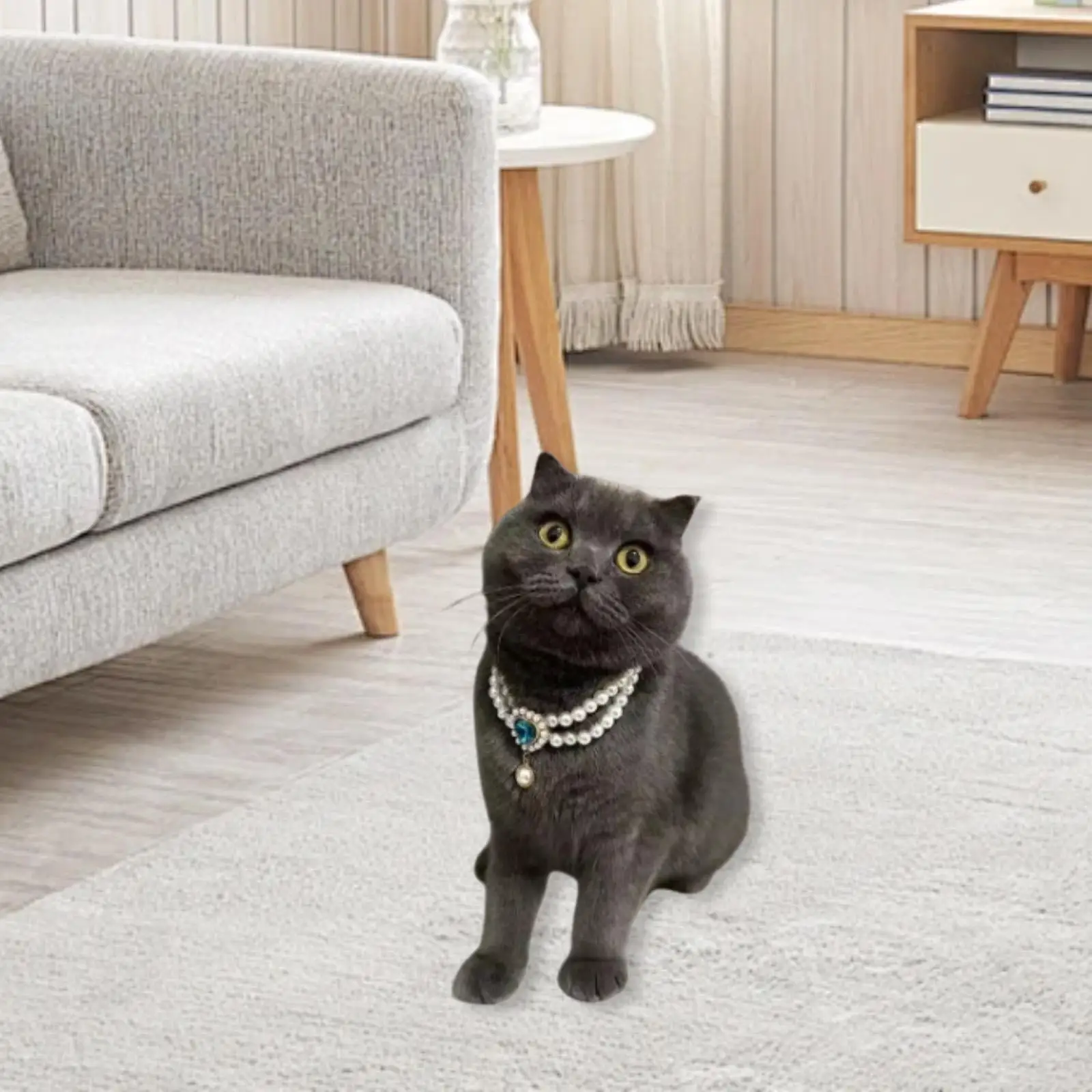 Pet Pearl Necklace Adjustable Dress up Dog Collar Necklaces Pet Puppy Jewelry Pet Pearl Necklace Adjustable Dress up Dog Collar Necklaces Pet Puppy Jewelry