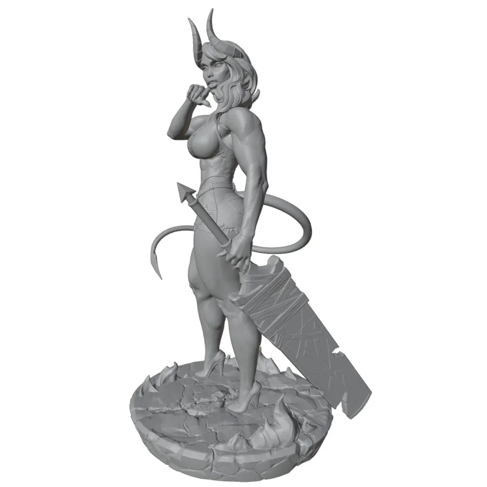 Figura anime 3D para decorar habitación, miniatura GK sin montar ni pintar 1/24 - imagen 5