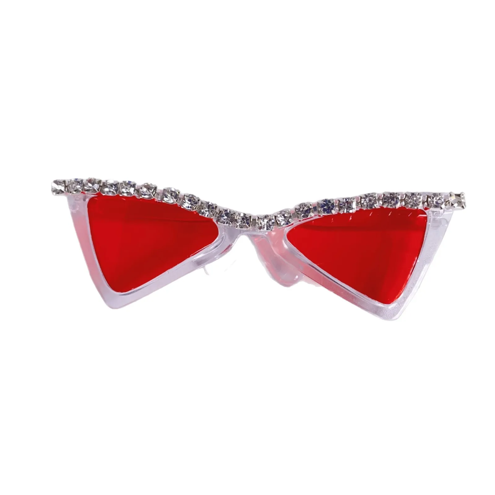 Gafas triangulares con diamantes para gatos, gorros para mascotas, decoración para perros, accesorios para perros pequeños, accesorios para cachorros - imagen 5