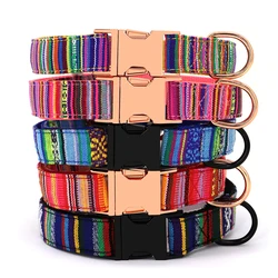 Collar de nailon resistente y ajustable para perros