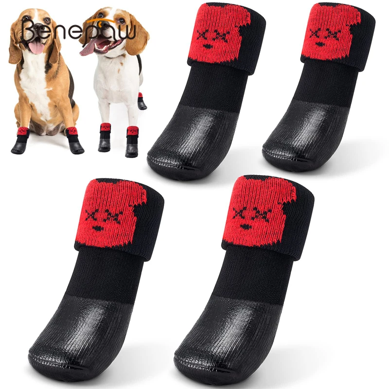benepaw zapatos cómodos perro pequeño botas suaves impermeables antideslizantes mascotas botines transpirables ajustables cachorros protector pata