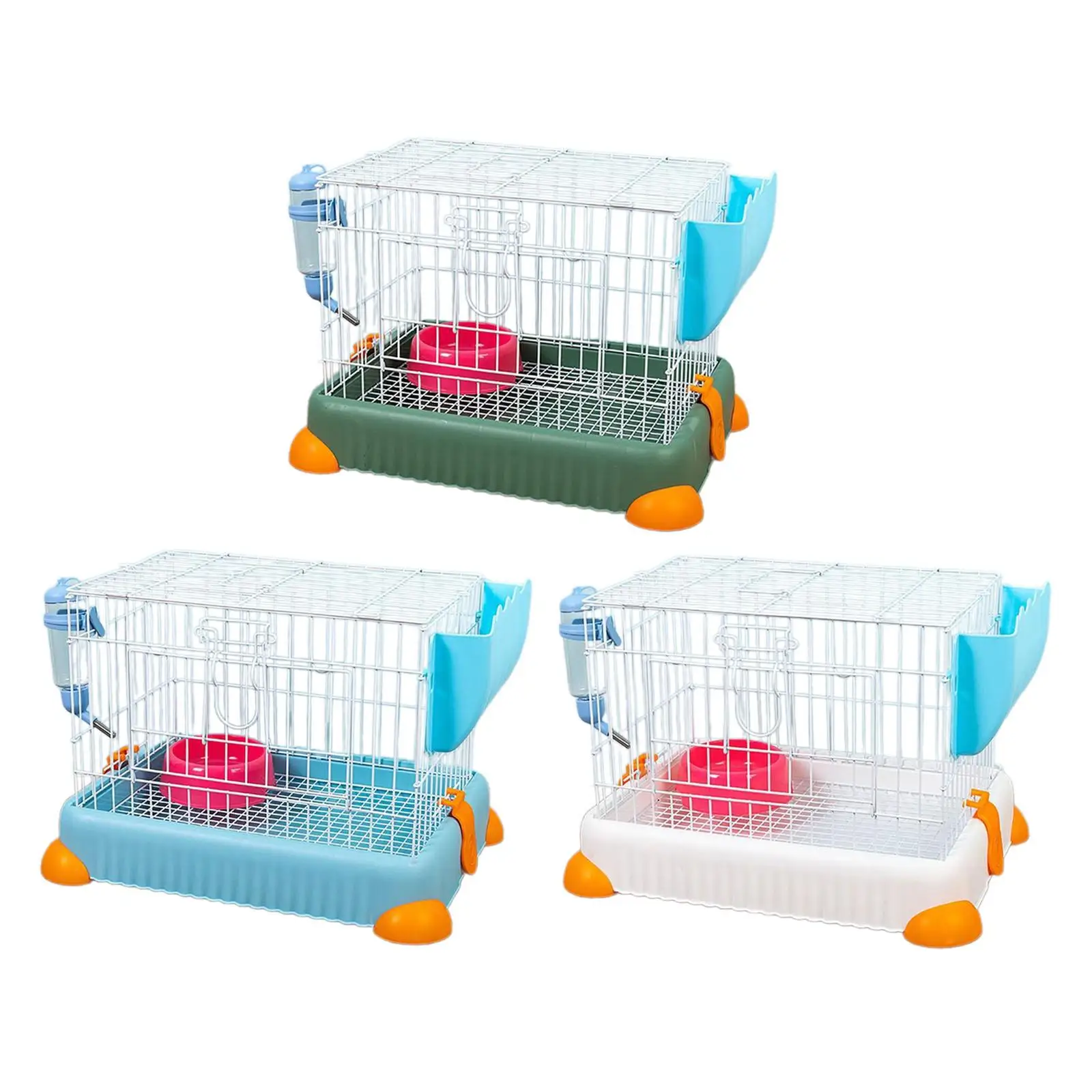 Rabbit Cage Guinea Pig Cage Habitat Cage with Detached Tray Bunny Hutch Small Animals Cage for Small Pets Chinchilla Squirrel Rabbit Cage Guinea Pig Cage Habitat Cage with Detached Tray Bunny Hutch Small Animals Cage for Small Pets Chinchilla Squirrel