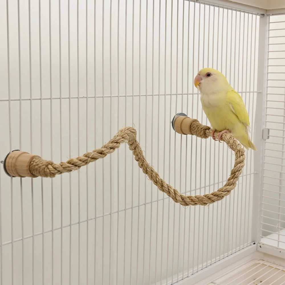 Cuerda de escalada para aves: entretenimiento de loros domésticos - imagen 4