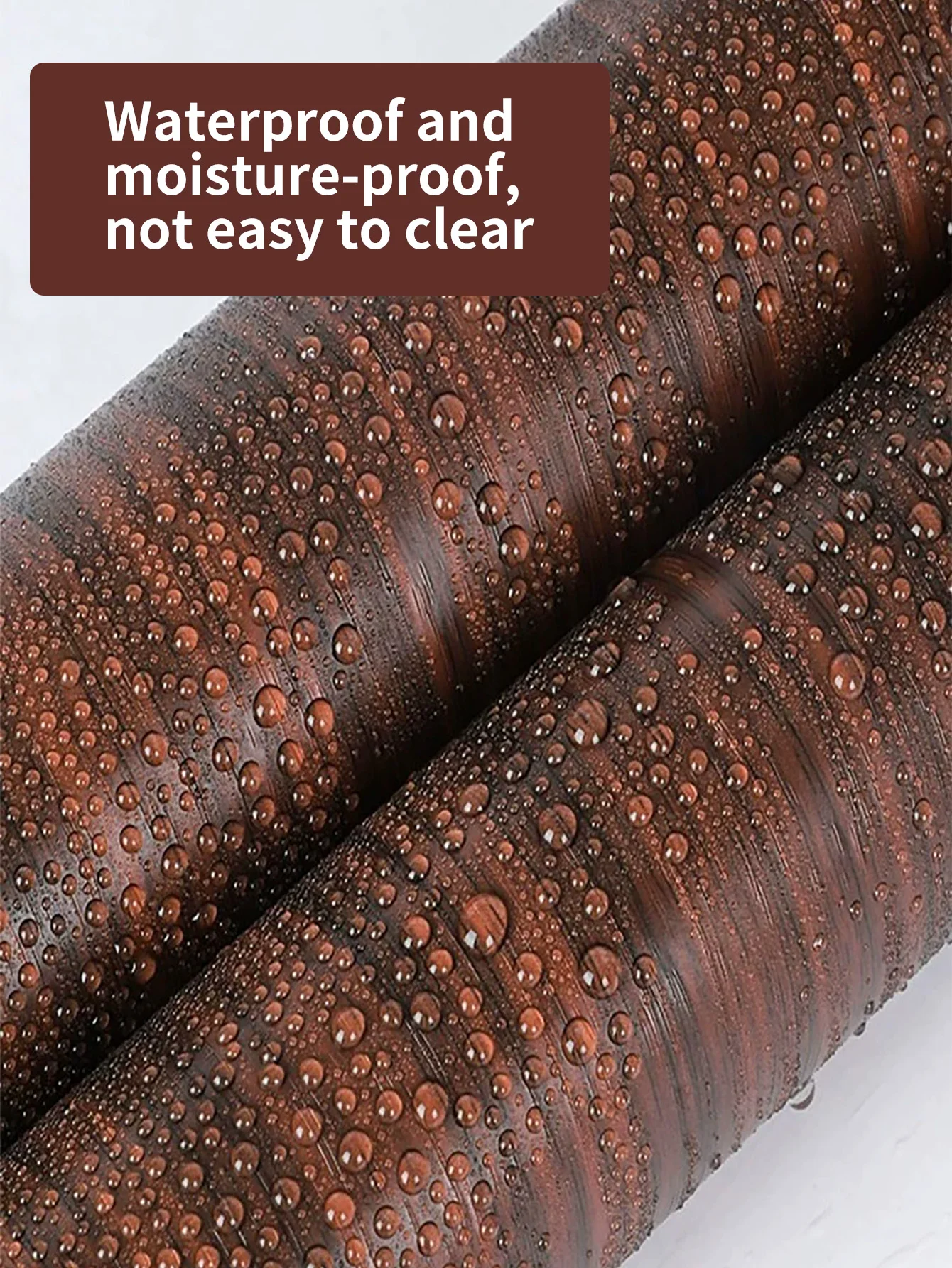 High-Quality Waterproof Wood Grain Self-Adhesive Paper - Easy to Use, Durable Furniture Renovation Wallpaper, Perfect for Kitchen Cabinets, Tables, Doors, Etc. - Natural Finish for Home Decor, Wooden Decals for Furniture (3.9inch X 393.7inch) - imagen 5