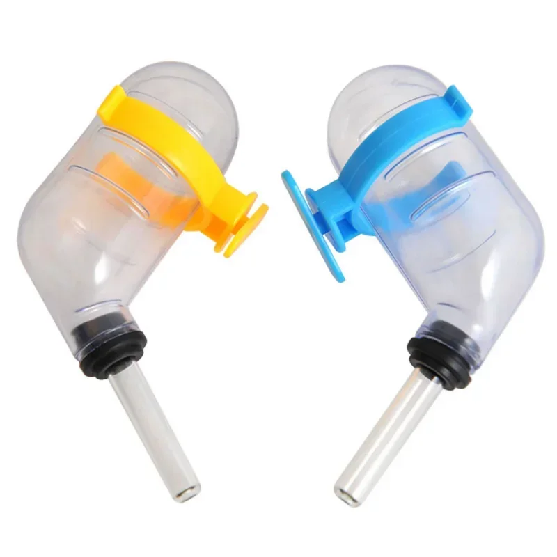 Útil dispensador de agua para mascotas, botellas transparentes para alimentador de hámster, cuenco ligero y duradero para fuente de agua para hámster - imagen 3