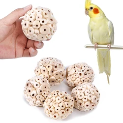 Bola de sisal para loro – Juguete masticar antiaburrimiento