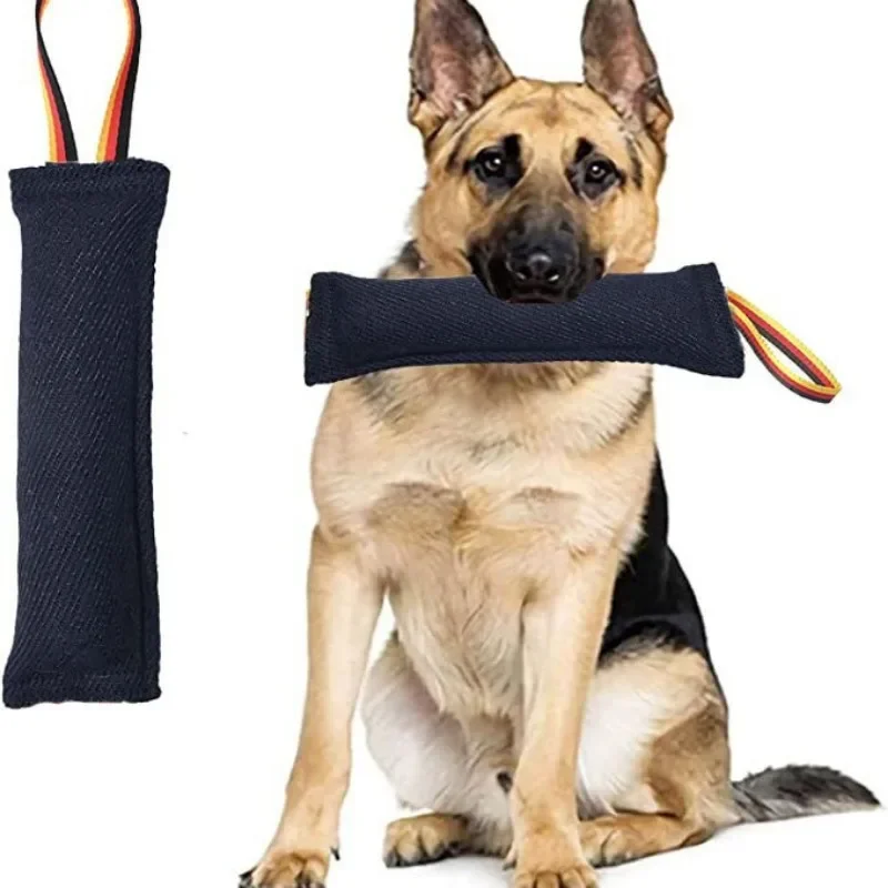 Juguete para morder perros, palo para morder para entrenamiento de mascotas con mango fuerte para buscar y cachorros, juguete de entrenamiento K9 para perros medianos y grandes - imagen 3