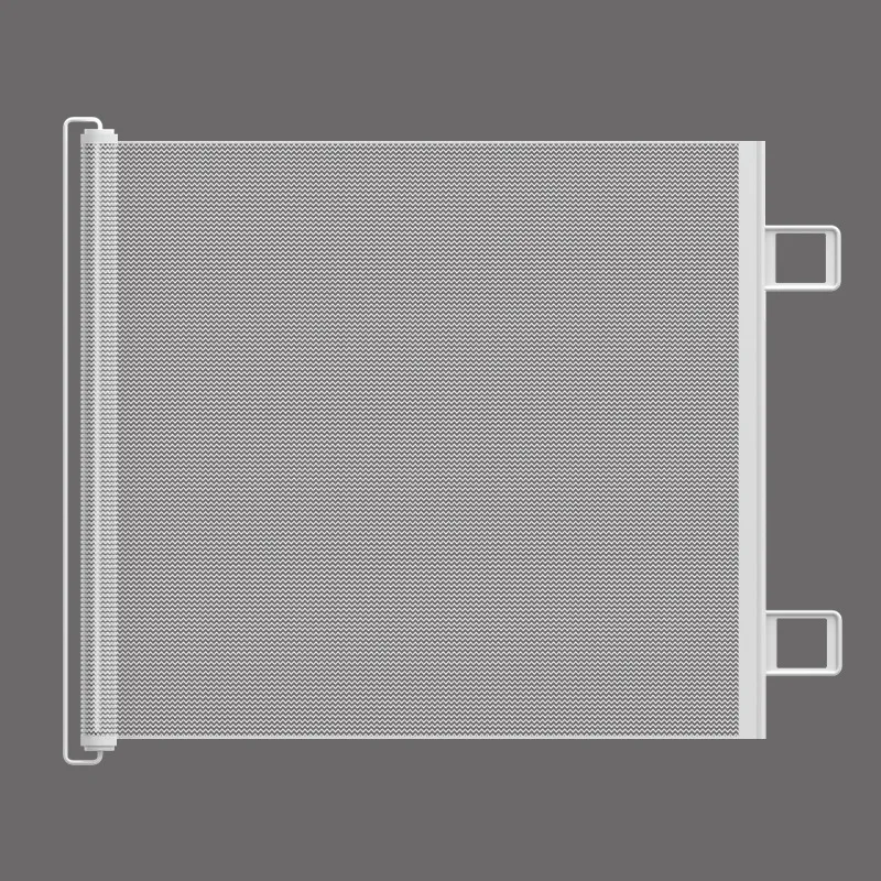 Valla para correr anti-gato, sin perforaciones ni retráctil, bloqueo de escaleras, partición de puerta, valla para perros pequeños, deflector para gatos que se puede girar - imagen 2